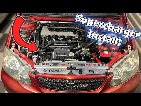 Supercharging My Corolla XRS!