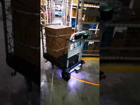 PWS Inc AGV Solutions eDolly @ PWS Lab video 04