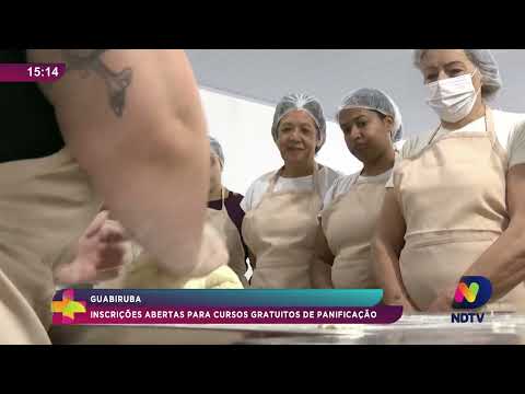 Guabiruba abre inscrições para cursos gratuitos de panificação
