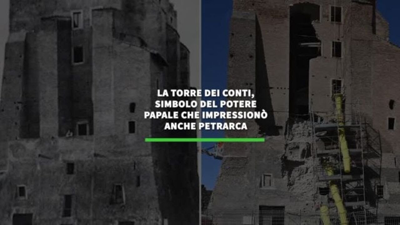 La Torre dei Conti, simbolo del potere papale che impressiono' anche Petrarca