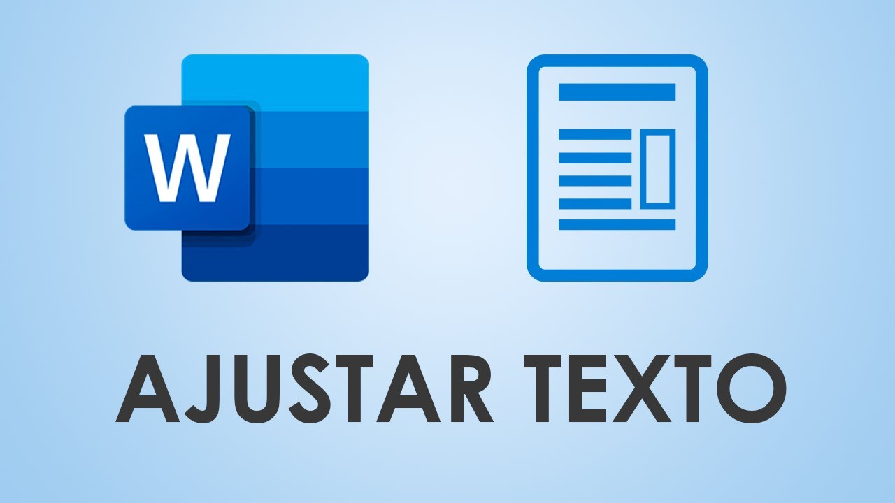 Cómo AJUSTAR TEXTO a una imagen en Word
