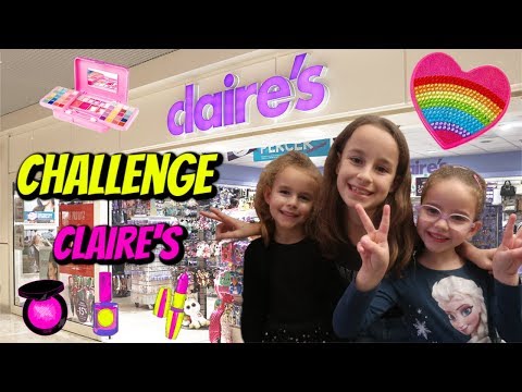 CHALLENGE CLAIRE'S pour l'ANNIVERSAIRE de ma cousine ALICYA