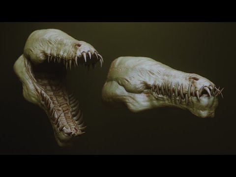 Creature Jaws by B. v. d. H. - ZBrush