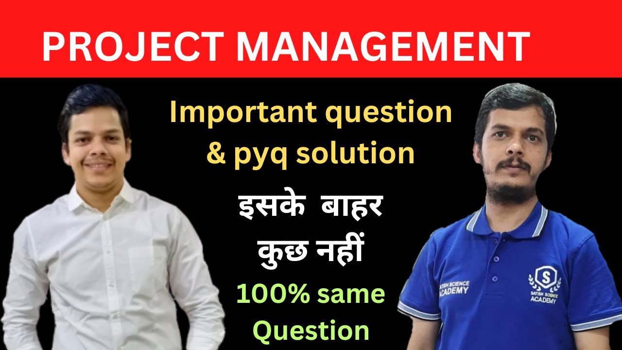 project management one shot sppu part 2 | #projectmanagement |#sppu  |#batu |#aktu