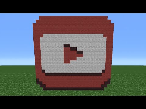 TSMC - Minecraft - Minecraft Tutorial: How To Make The Youtube Studios Logo (Youtube Play Button)
