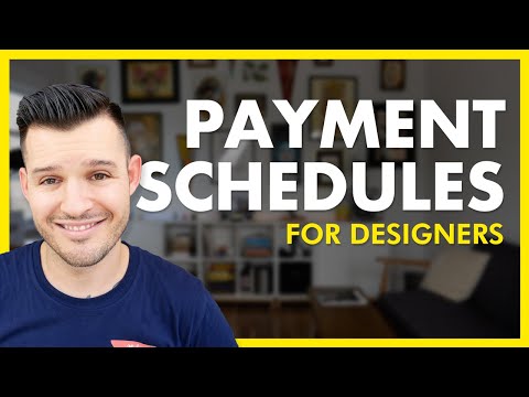 Payment Schedules For Designer