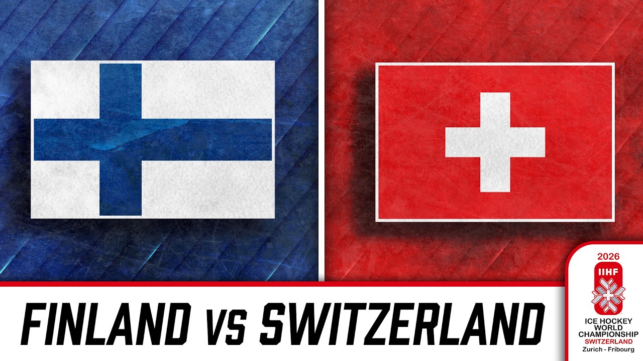 Watch Finland vs Switzerland at the 2026 IIHF World Championship 🇫🇮🇨🇭🏒
