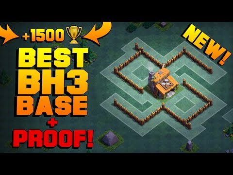 LITERALLY THE BEST Builder Hall 3 Base w/ PROOF! | NEW CoC 95% WIN RATE BH3 BASE!! | Clash of Clans