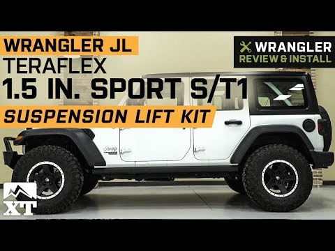Jeep Wrangler JL Teraflex 1.5\" Sport S/T1 Suspension Lift Kit (2018-2019) Review & Install