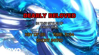 Faith Hill - Dearly Beloved (Karaoke)