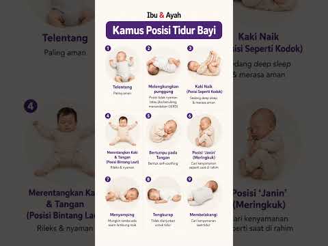 Bayi Kamu Tidur Posisi Apa? Ini Arti Setiap Posisi Tidur Bayi yang Wajib Bunda Tahu #ibudanayah