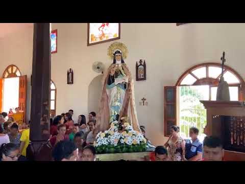 BAJADA DE LA CENTENARIA IMAGEN DE SANTA TERESA DE JESUS, FIESTAS PATRONALES ENERO 2026 NICARAGUA. 