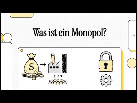 Was ist ein Monopol? | EINFACH ERKLÄRT