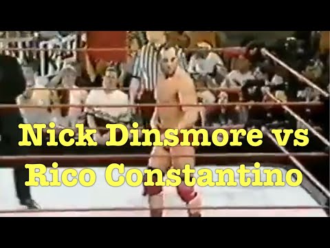 Nick Dinsmore vs Rico Constantino. WWE Dark Match