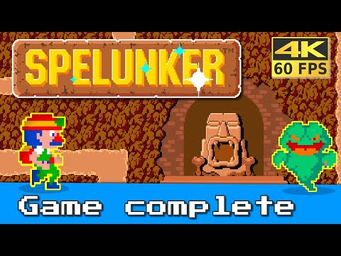 Spelunker (Arcade) Game complete 🕹️ No death - 4K 60fps