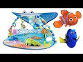 Disney Baby Finding Nemo Mr Ray Ocean Lights Music Gym For Newborns Unboxing Set Up And Review