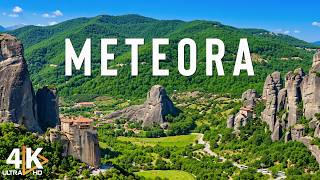 Meteora Greece in 4K | Ancient Cliff Monasteries & Majestic Rock Formations