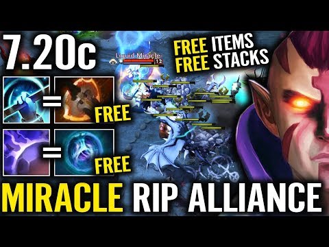 Liquid Free Buff TACTIC all focus Miracle AM | Dota 2 7.20 - Liquid vs Alliance