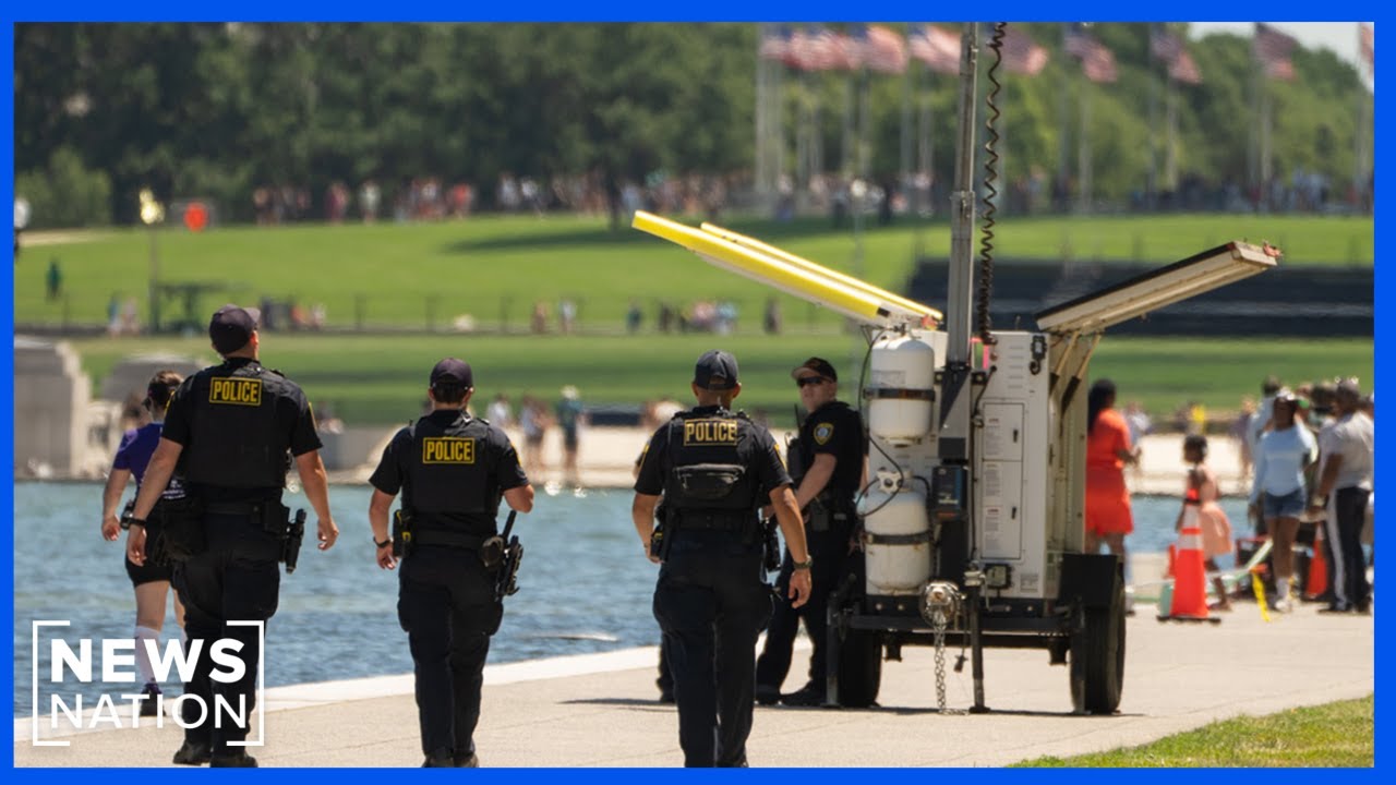 Video: Trump Claims Multiple Arrests Over Reflecting Pool Vandalism; One Former Olympian Detained