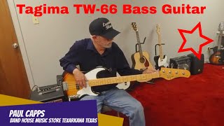 Video thumbnail for Taking a look at a Tagima TW-66 Bass Guitar by Paul Capps