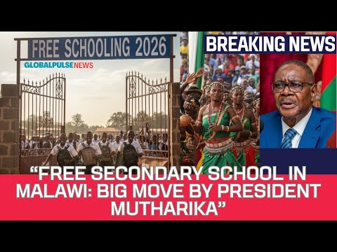 “Free Secondary School in Malawi: Big Move by President Mutharika”