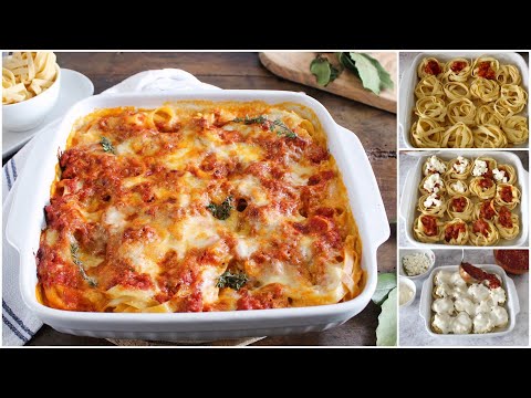 IL PIATTO FURBO DELLE GRANDI OCCASIONI: NIDI DI FETTUCCINE AL FORNO- La cucina di Rita