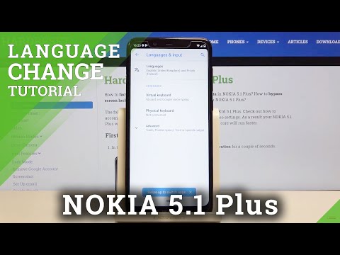How to Change Language in NOKIA 5.1 Plus – Language List