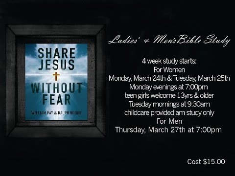 Share Jesus Without Fear Promo