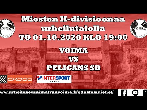Voima Edustus Miehet - Pelicans SB, Live, 01.10.2020