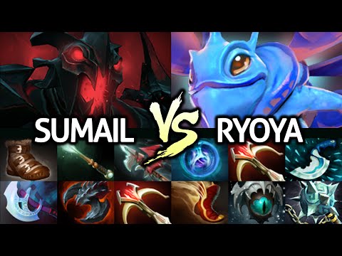 SUMAIL Shadow Fiend Physical Build VS RYOYA Puck Right Click Dota 2