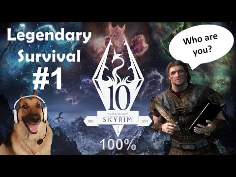 Skyrim Anniversary Edition Legendary Survival 100% - Escape From Helgen - Ep 1
