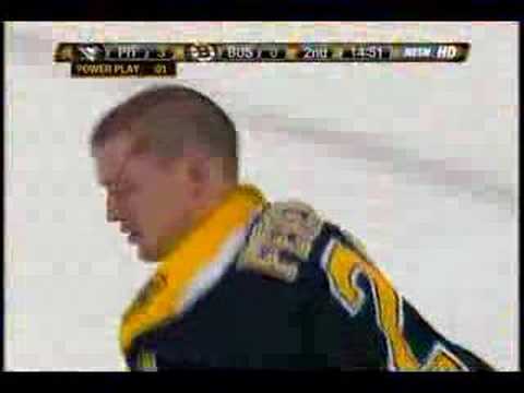 Andrew Ference vs. Sidney Crosby