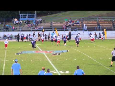 Jake Upton #4 Linebacker making a few tackles