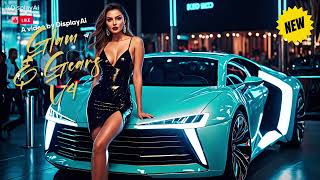 [4K] Glam and the Gears V4 - Models Meet High Tech |  #cars #beauty #ai