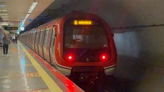 (M4 Line🟣) CAF S3500 Train 3 Departing Kadikoy [Sabiha Gokcen Aiport Bound]