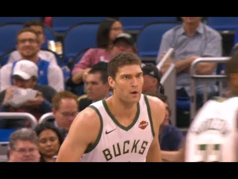 Brook Lopez Highlights vs Magic RS19G45 - 8 Pts, 6 Blks (19.01.19)