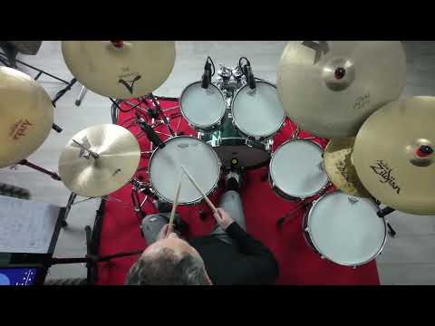 Vinnie Colaiuta - I'm tweeked /Attack of the 20lb Pizza - drum cover by Teddy Schifano