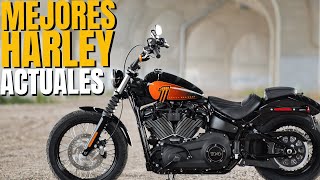 MEJORES motos HARLEY DAVIDSON actuales: Softail Standard/Slim, Street Bob, Low Rider S, Sport Glide
