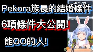 [閒聊] 兔田佩克拉公布結婚條件