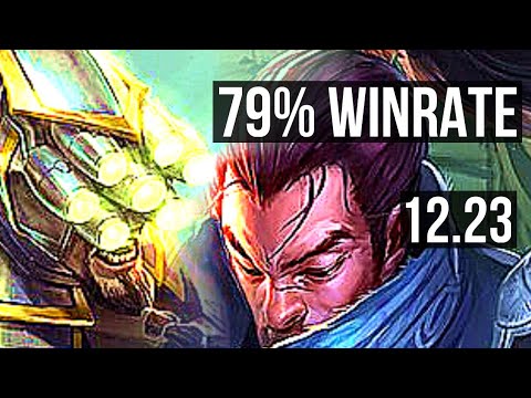 MASTER YI vs YASUO (MID) | 79% winrate, 8 solo kills, Godlike | EUW Master | 12.23