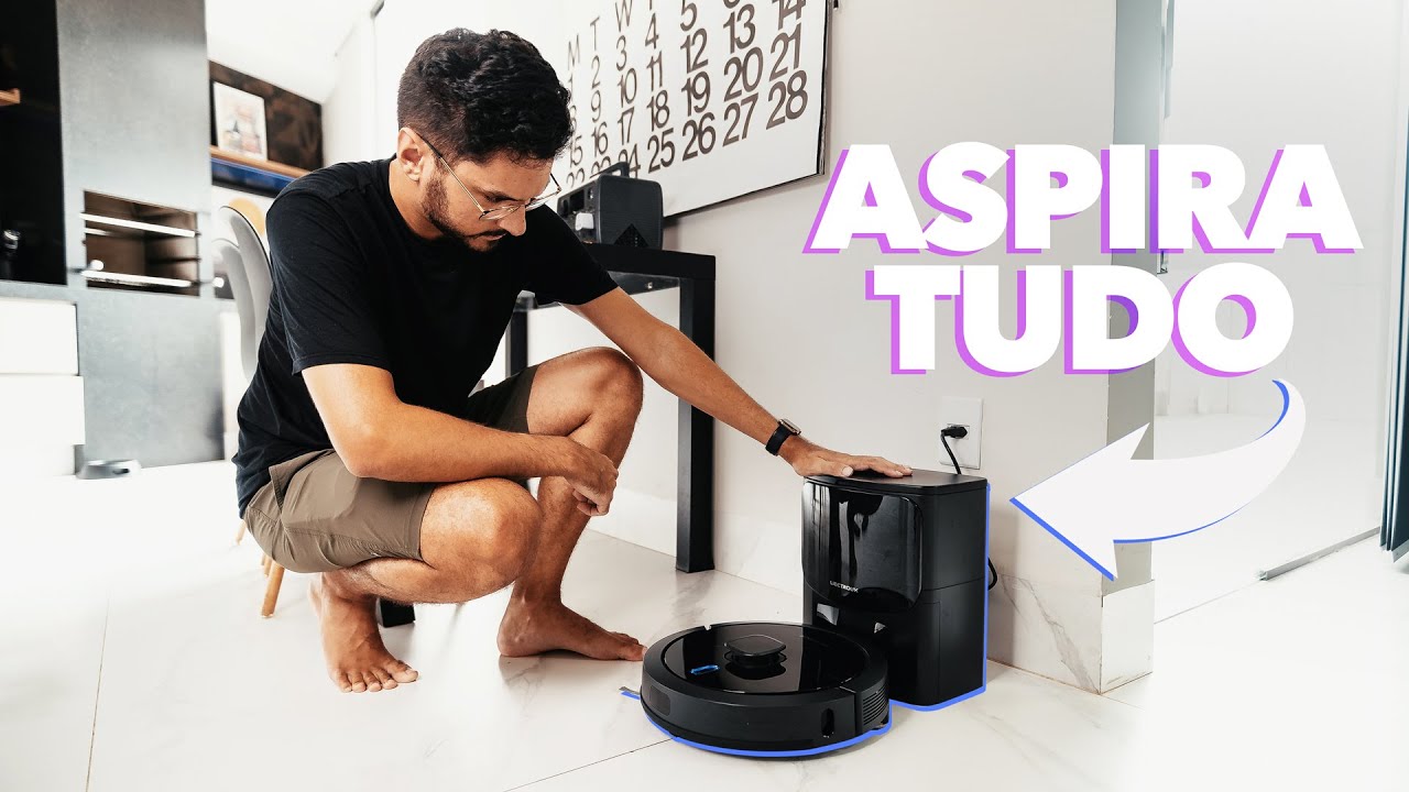 Comprei um ROBÔ ASPIRADOR para limpar a MINHA CASA! Não esperava que fosse tão bom! LIECTROUX G7