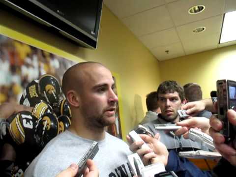 Iowa safety Tyler Sash after beating Indiana