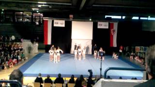 preview picture of video 'GTC - Gießen Tornado Cheer Seniors - Hessenmeisterschaft 2011'