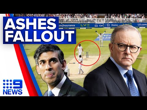 ‘Always winning!’: Albanese fires back at British PM over Ashes stumping furore | 9 News Australia