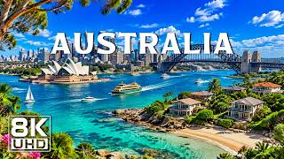 FLYING OVER AUSTRALIA (8K UHD) – Soothing Music Along With Beautiful Nature Video - 8K Video UHD