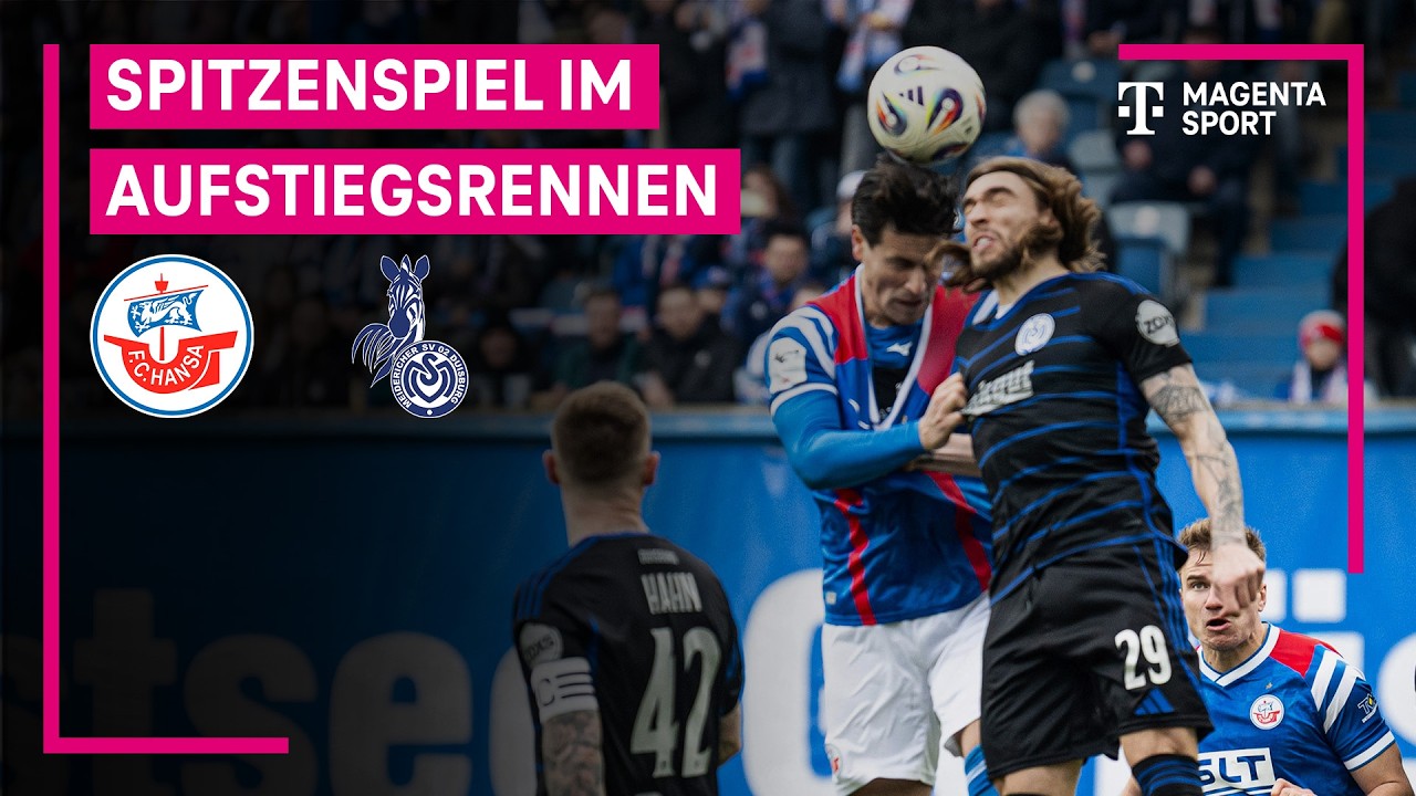 F.C. Hansa Rostock vs MSV Duisburg Highlights