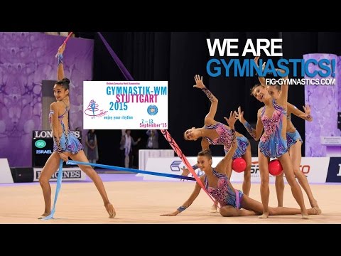 FULL REPLAY: 2015 Rhythmic Worlds, Stuttgart (GER) - Groups All-around - Part 2
