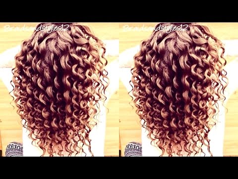 HOW TO DO SPIRAL CURLS / CURLING WAND HAIR TUTORIAL |...