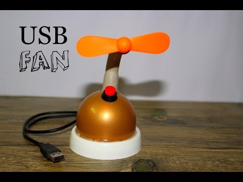 How to make a powerful mini Usb Fan Using Laptop - Amazing Idea Video