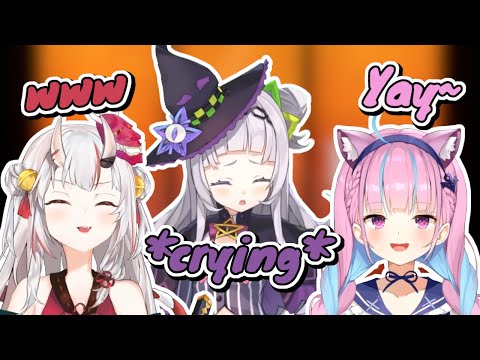 Aqua, Shion, and Ayame Fighting Like Kids